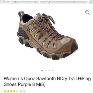 Oboz Sawtooth BDry Women’s Hiking Shoe size 7